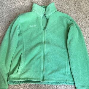Columbia Women's Light Green Fleece Jacket